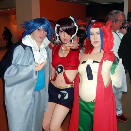 Prompt: the worst cosplay of 2 0 0 3