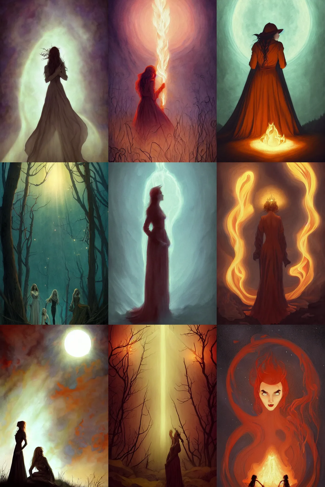 Prompt: Fires glow lonely , Ecstasy and cry from far, Earth covers lightly, oil canvas art by Abigail Larson, Diana Levin, Iren Horrors, Lenka Šimečková and Lenka Šimečková 8k, ultra realistic , lens flare, atmosphere, glow, detailed,intricate, full of colour, cinematic lighting, trending on artstation, 4k, hyperrealistic, focused, extreme details,unreal engine 5, cinematic, masterpiece
