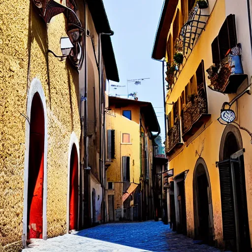 Prompt: the city of l'aquila, italy, photography