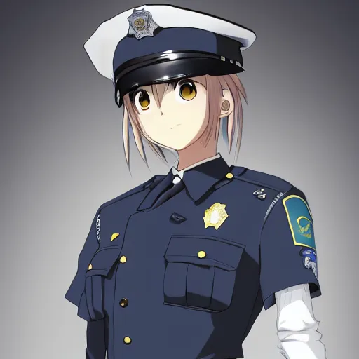 Prompt: portrait of peace - loving police chief, anime fantasy illustration by tomoyuki yamasaki, kyoto studio, madhouse, ufotable, trending on artstation