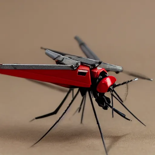 Image similar to mosquito, in the shape of gundam