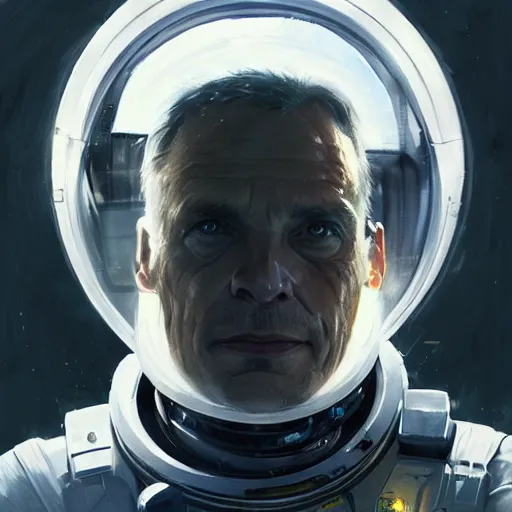 Image similar to portrait of a man by greg rutkowski, michael biehn as an space security officer, he is about 6 0 years old, military composure, wearing the tactical gear of weyland company, highly detailed portrait, digital painting, artstation, concept art, smooth, sharp foccus ilustration, artstation hq