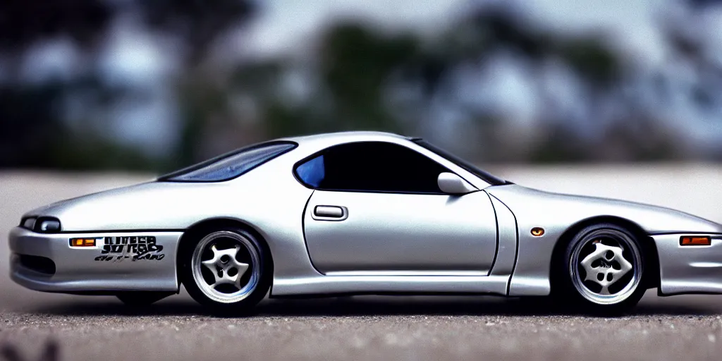 Image similar to The Fast and the Furious, 2001, Toyota Supra, 1994, 1995, 1996, 1997, 1998, Hot Wheels, cinematic, 8k, depth of field, bokeh. brian spilner, paul walker, intricate detail