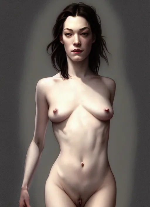 Image similar to stoya sansan suicide realistic,, surealism, aesthetic, shiny, fantasy, intricate, elegant, extremely higly detailed, digital painting, artstation, body symmetrical anatomy, baroque, concept art, photoshop, krita, smooth, sharp focus, full body focus, illustration, digital painting, art by artgerm and greg rutkowski and alphonse mucha