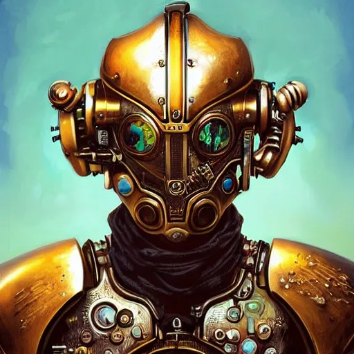 Image similar to Lofi BioPunk portrait dragon knight wearing gold plate armor Pixar style by Tristan Eaton Stanley Artgerm and Tom Bagshaw