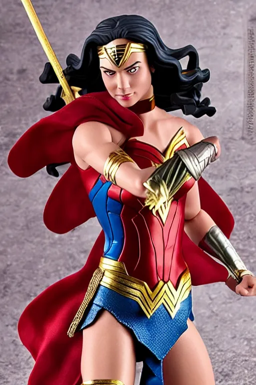 Image similar to wonder woman action figurine toy