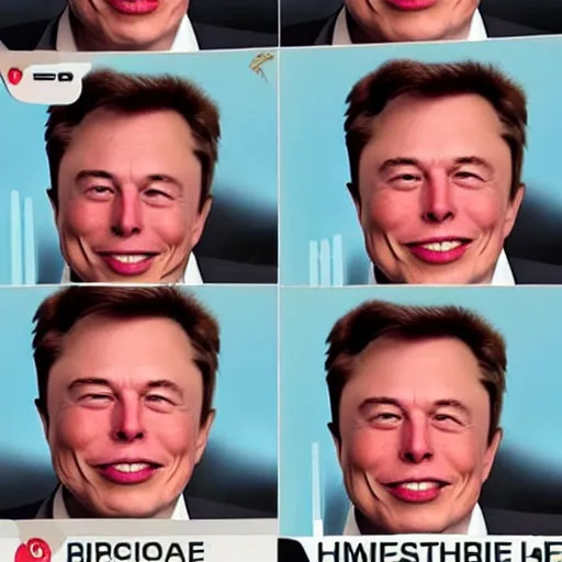 Prompt: down syndrome elon musk