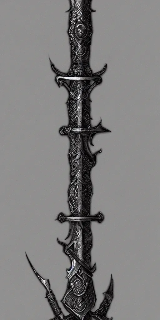 Prompt: A mythical sword from another universe, dramatic, artstation