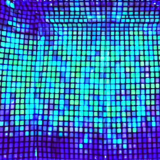 Image similar to a black background with blue and green lights, a hologram by puru, tumblr, holography, glowing lights, black background, luminescence