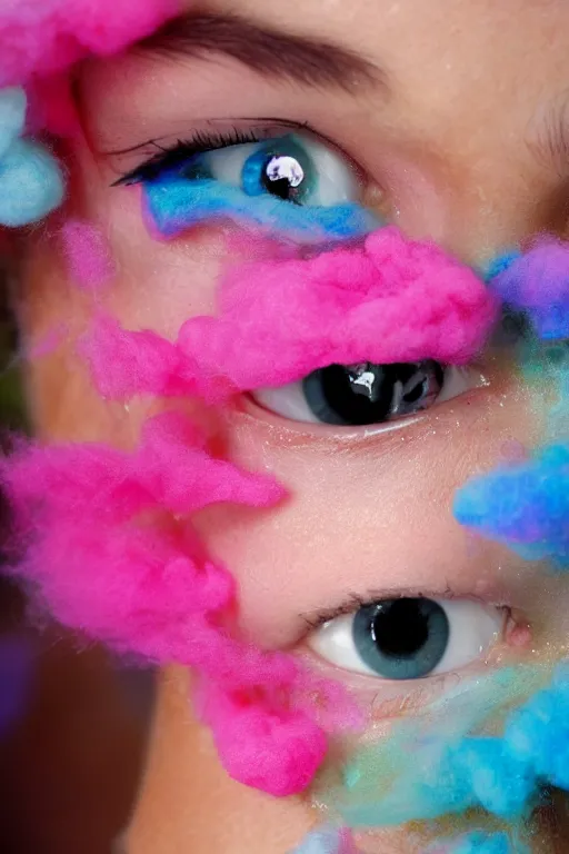 Image similar to cotton candy eye joe.