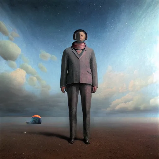 Image similar to hyperrealistic surrealism, David Friedrich, Kenne Gregoire, award winning masterpiece with incredible details, Zhang Kechun, a surreal vaporwave vaporwave vaporwave vaporwave vaporwave painting of an astronaut lost in a liminal space trying to escape from simulated reality, highly detailed, trending on ArtStation