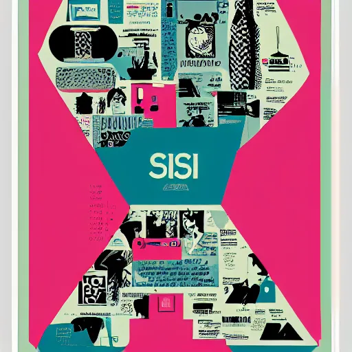 Image similar to riso design poster, graphic conposition, typography, typographic H757