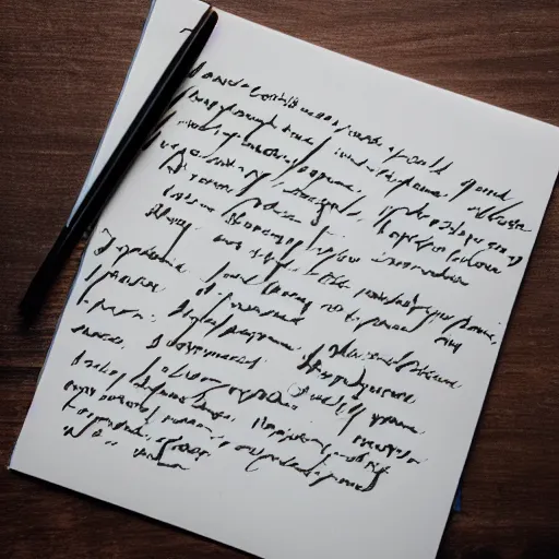 Image similar to page of handwritten notes drawing