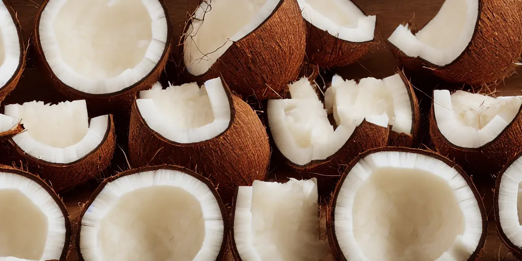 Prompt: la la la ( yea ) la la la, coconut, coconut, symmetric, dynamics lighting, cinematic,