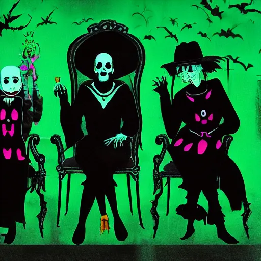 Image similar to The Council of Spooky Bitches,