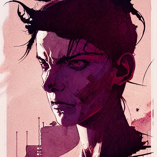 Prompt: portrait soft light, by killian eng and bernie wrightson and martin deschambault and conrad roset, inspired by mad max, etching, fine, sharp high detail,
