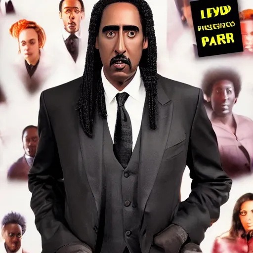 Image similar to black nicholas cage, photo