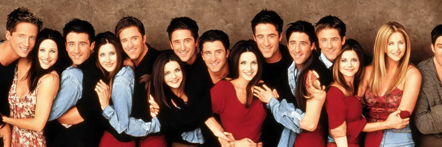 Image similar to the cast of friends