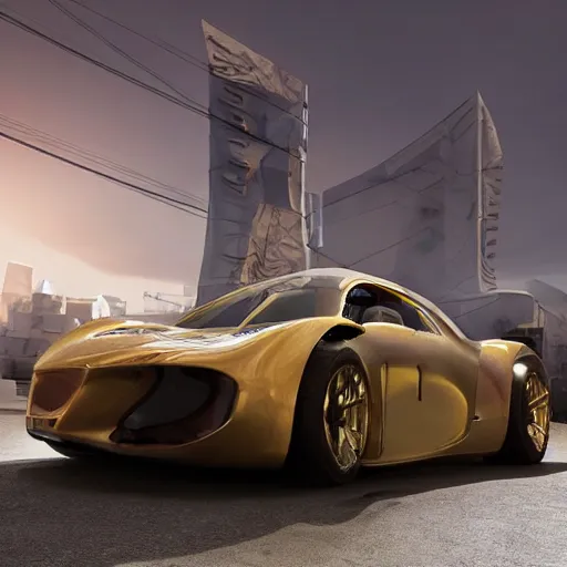 Prompt: car race: cars portraits, low camera angle, motherboard forms designed by zaha hadid, sci-fi futuristic ultra realistic photography, shot by Andrei Tarkovsky, keyshot render, octane render, unreal engine 5 lumen, high oiled liquid glossy specularity reflections, ultra detailed, golden hour, dramatic lighting 4k, 8k, 16k in the style ofblade runner 2049 Cyberpunk 2077 ghost in the shell thor 2 marvel film : tilt shift: sharp focus