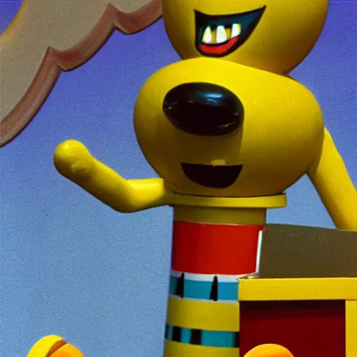 Image similar to mr peanut as a real life person being crushed to death by a huge nutcracker. he is in excruciating pain. high definition. extremely gory. graphic horror. ultra realistic. grainy vhs quality.