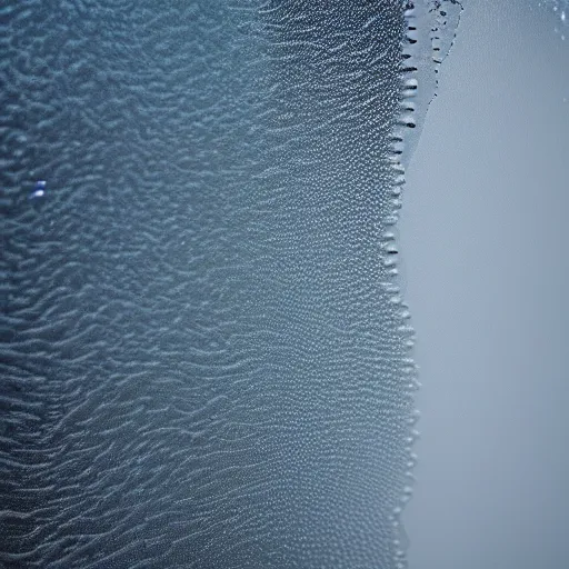 Image similar to a beautiful closeup photo of a frost patterns on a window as a painting of a sheep, hyper realistic, hyper detailed, octane render, raytracing, frost on a window