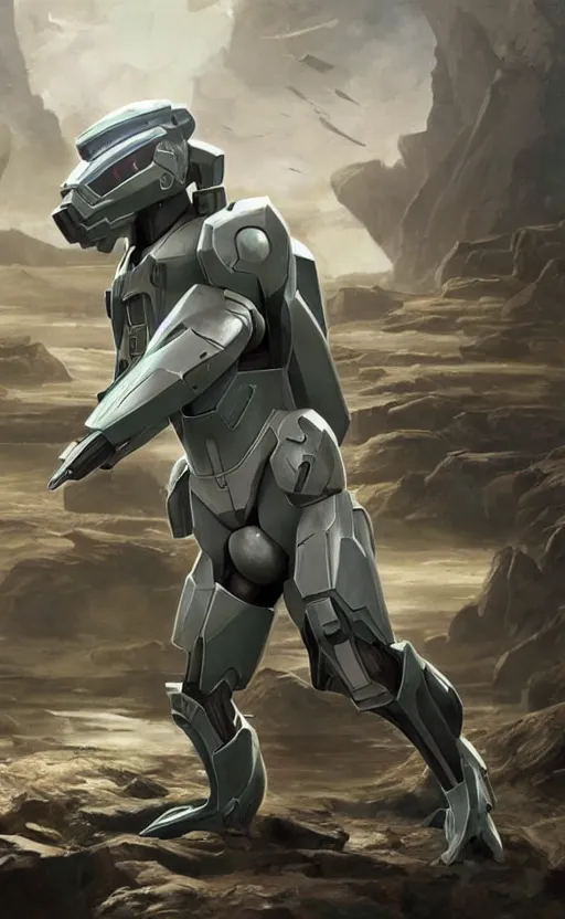 Prompt: mewtwo pokemon playing as master chief, oil on canvas, intricate, 8 k highly professionally detailed, hdr, cgsociety