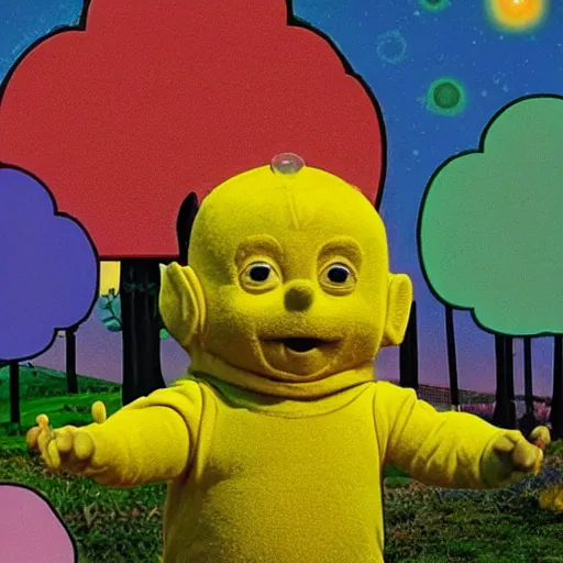 Image similar to Bees Teletubbies acidwave