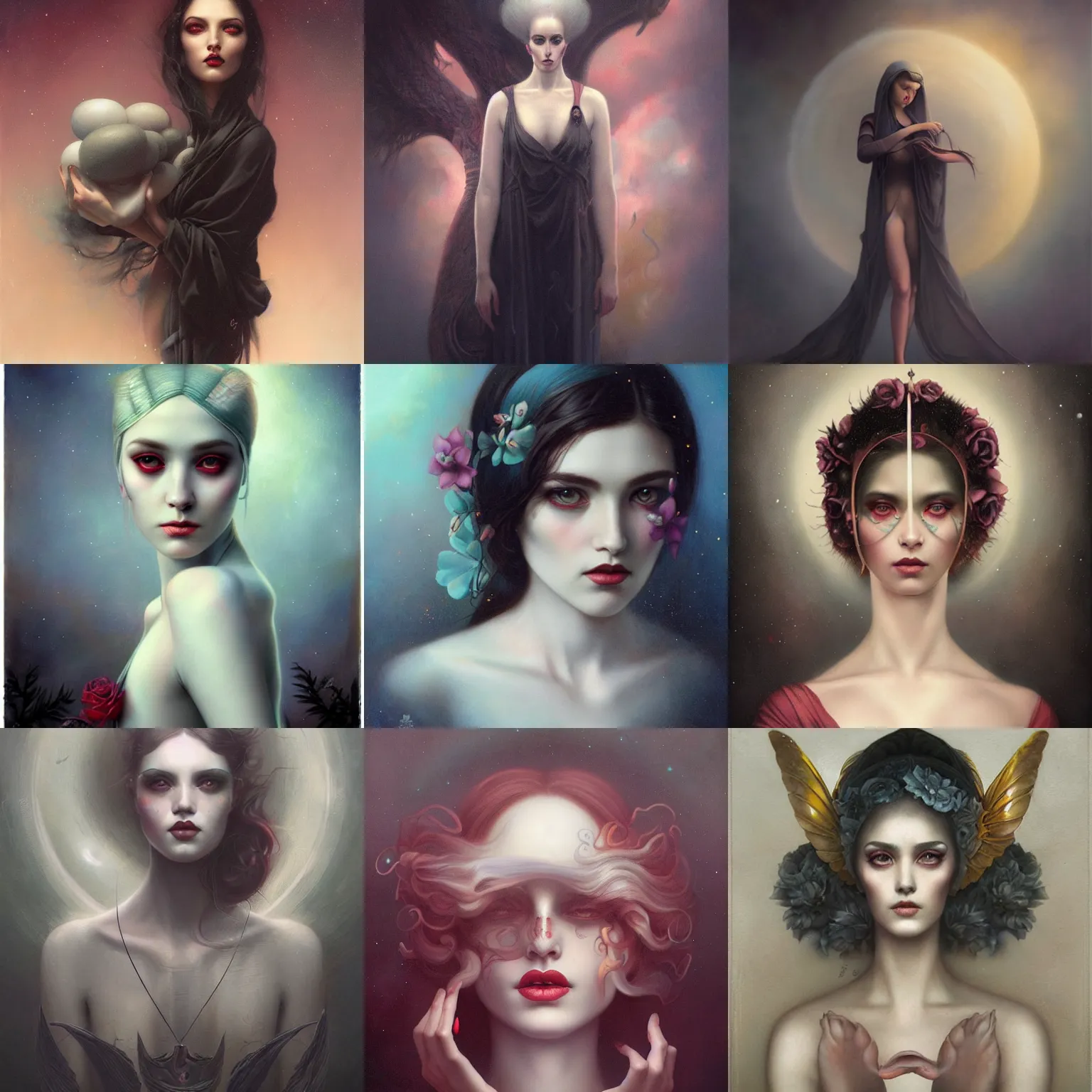 Prompt: artwork by Tom Bagshaw