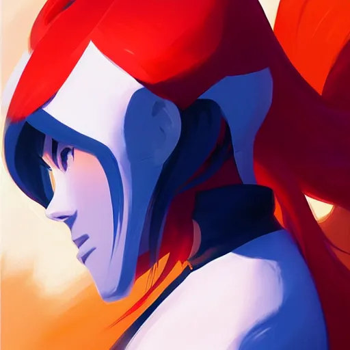 Image similar to face icon stylized minimalist bleach, loftis, cory behance hd by jesper ejsing, by rhads, makoto shinkai and lois van baarle, ilya kuvshinov, rossdraws global illumination