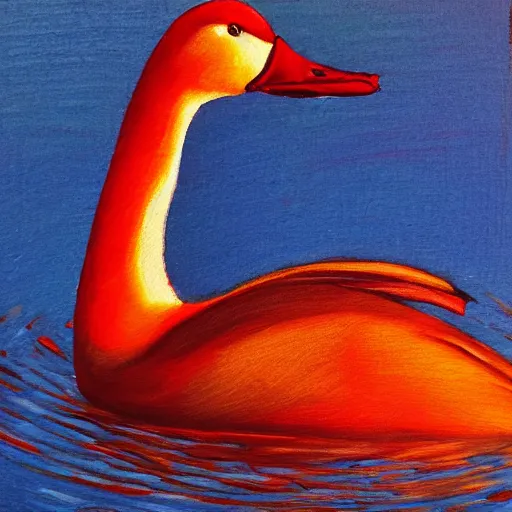 Image similar to red duck abstract profile picture