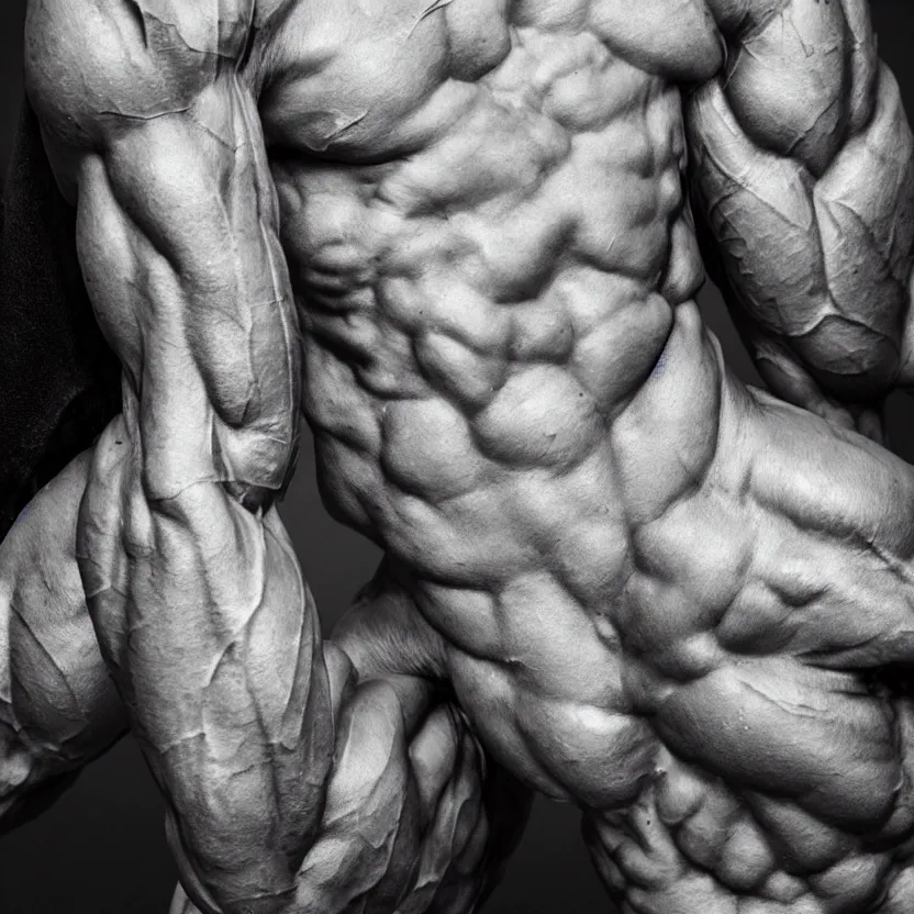 Image similar to a single muscular man wearing torn clothes, looking to the right, profile picture, hyperrealistic, concept art, octane render, unreal engine 5, trending on artstation, high quality, highly detailed, 8 k, dramatic lighting, cinematic, high coherence, anatomically correct, five fingers, digital art, seductive, black and white