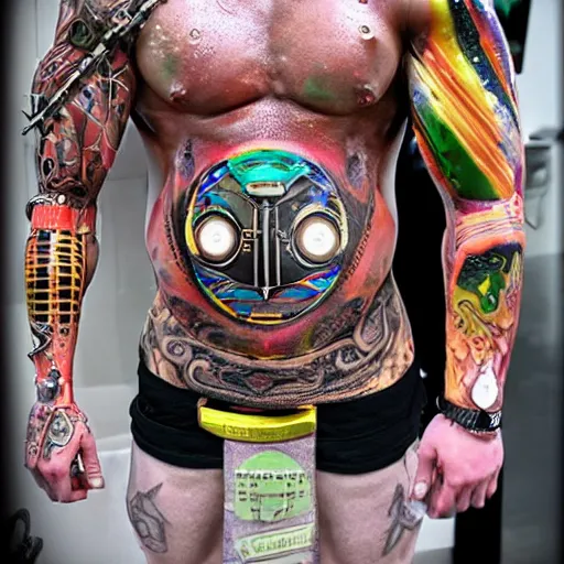 Man who has tattoos over his entire body regrets them all | Daily Mail  Online