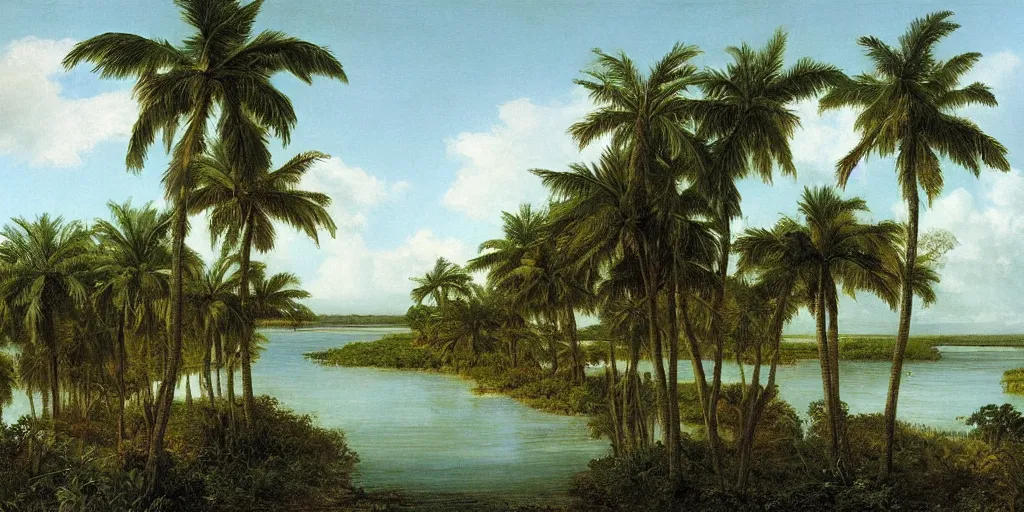 Image similar to painting of florida by eugene von guerard