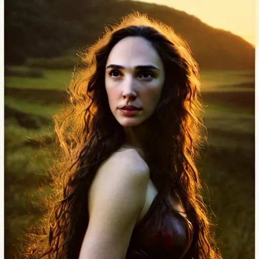 Image similar to photographic portrait of a stunningly beautiful renaissance pre raphaelite female in soft dreamy light at sunset, gal gadot, jennifer connelly contemporary fashion shoot, by edward robert hughes, annie leibovitz and steve mccurry, david lazar, jimmy nelsson, breathtaking, 8 k resolution, extremely detailed, beautiful, establishing shot, artistic, hyperrealistic, beautiful face, octane render