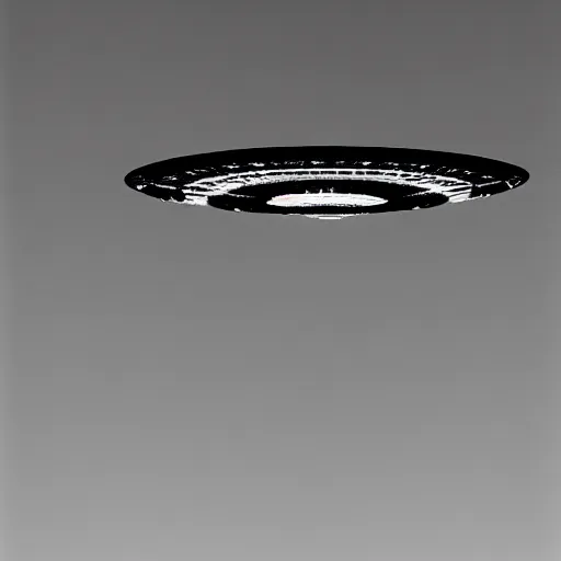 Image similar to black and white photo of a UFO sighting