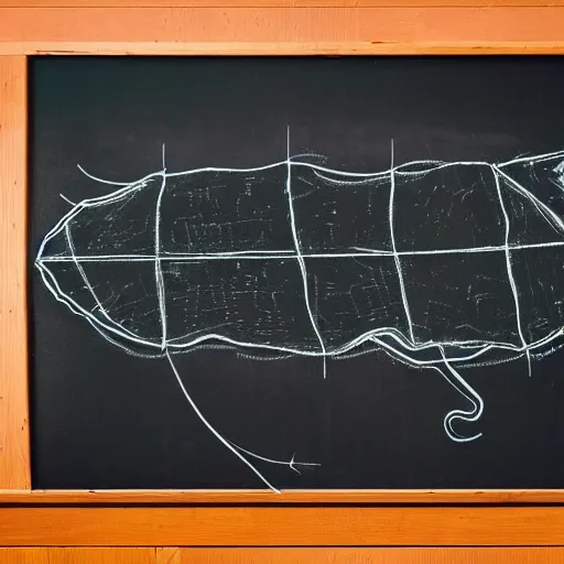 Prompt: A cat teaching deep neural networks on a blackboard