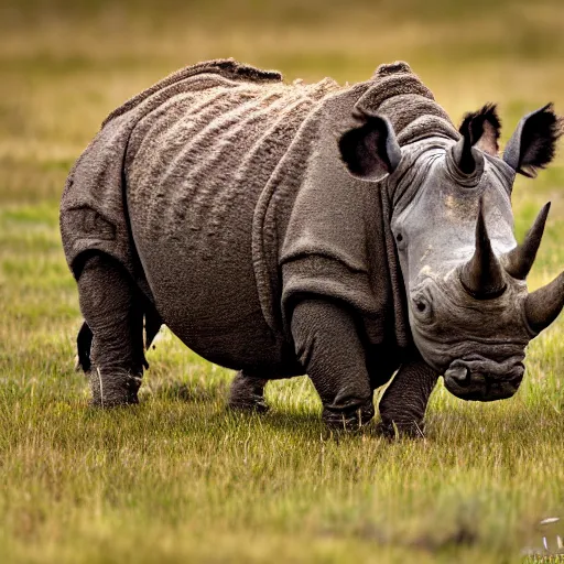 Image similar to wooly brown rhino nature photography