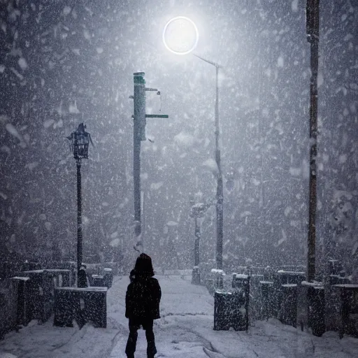 Image similar to i blind from the light when notorious blizzard is raging by ajami kojima