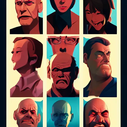 Image similar to face icon stylized minimalist die hard, loftis, cory behance hd by jesper ejsing, by rhads, makoto shinkai and lois van baarle, ilya kuvshinov, rossdraws global illumination