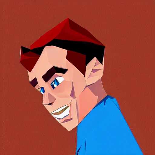 Prompt: low - poly archie andrews