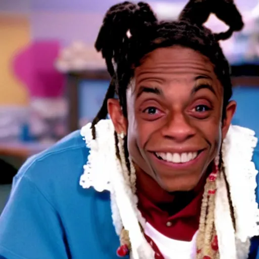 Image similar to a tv still of Lil' Wayne starring in Kenan & Kel (1999)