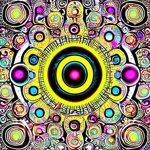 Image similar to diverse eyes!, rotating circle, dot pupils, teams, healing, energetic, life, hybrids, thin glowing devices, reflections, vitals visualiser!!, advanced art, art styles mix, from wikipedia, grid of styles, various eye shapes