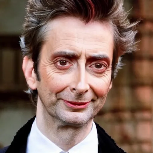 Image similar to david tennant mixed with peter capaldi