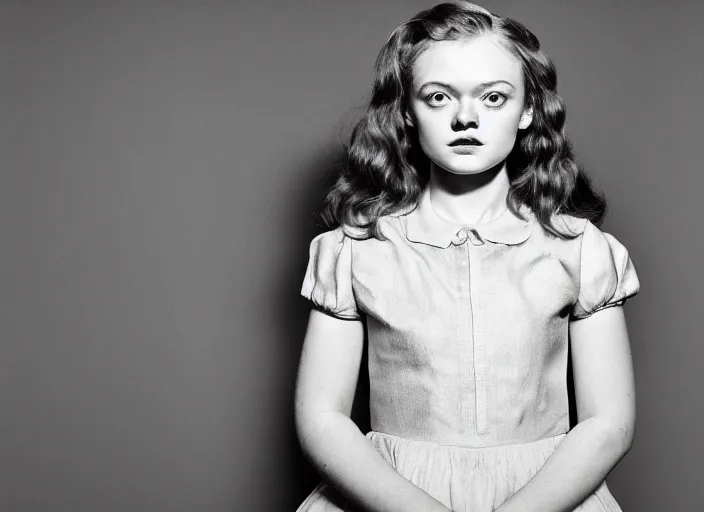 Image similar to sadie sink, by richard avedon, tri - x pan stock