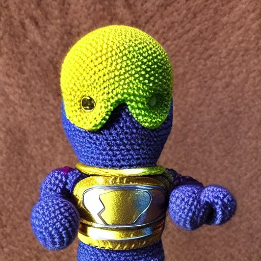 Image similar to The Infinity Gauntlet, Amigurumi