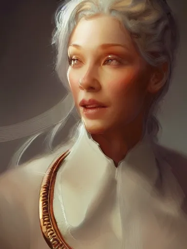 Prompt: a beautiful woman old world nurse, lovelly, acceptance and respect for feelings. intricate, elegant, highly detailed, digital painting, artstation, concept art, sharp focus, illustration, by justin gerard and artgerm, 8 k