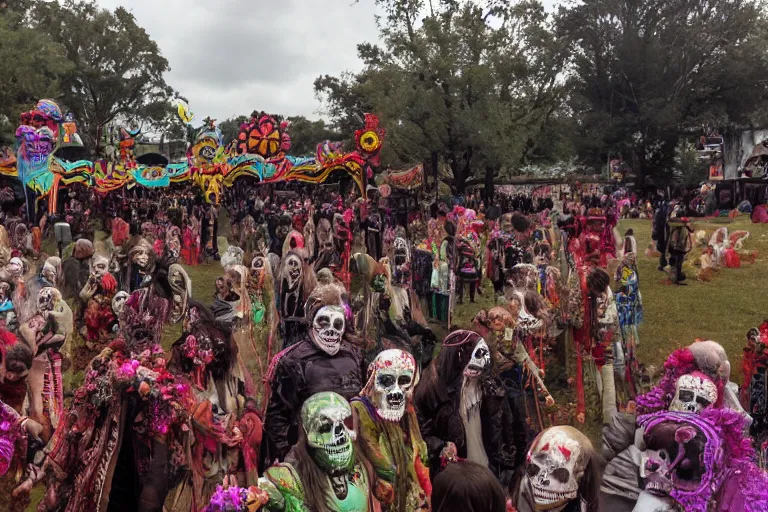 Image similar to festival of the dead