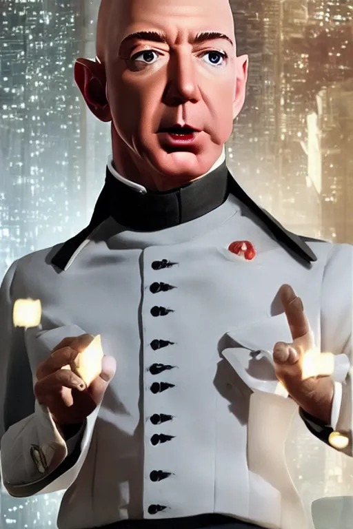 Prompt: jeff bezos as an angry jean - baptiste emanuel zorg, photorealistic, cinematic lighting, highly detailed, very intricate