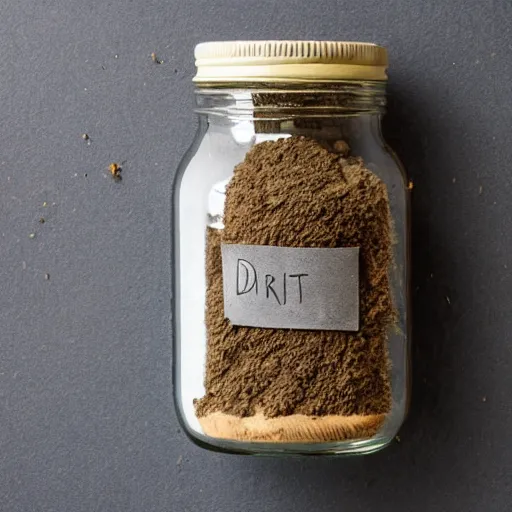 Image similar to a jar of dirt