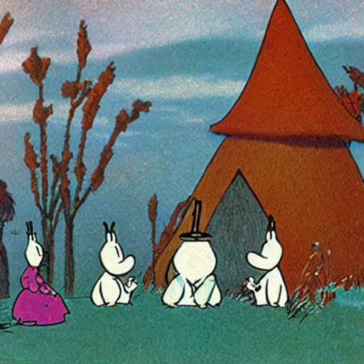 Prompt: The Moomins